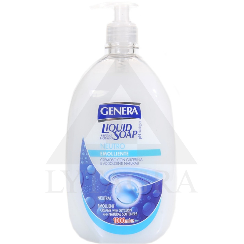 Mitrinošas šķidrās ziepes "Genera", 1 l