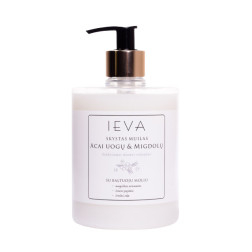 Šķidrās ziepes IEVA ar Acai ogu un mandeļu aromātu 500ml