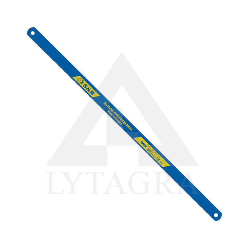 225303018 ZĀĢA ASMENS, L  300mm, 18tpi, BI-METAL