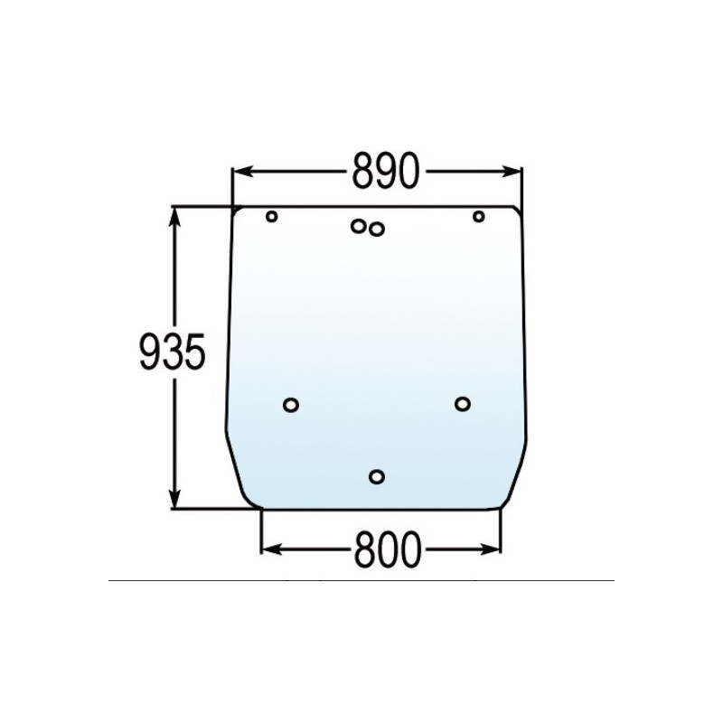 Aizmugurējais logs 08 040 B83065
