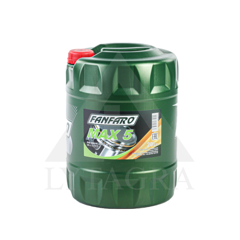 VESSGL020 TRANSMISIJAS EĻĻA MAX5 80W90 GL5 20L