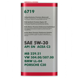 6719 SINTĒTISKĀ EĻĻA 5W30 5L