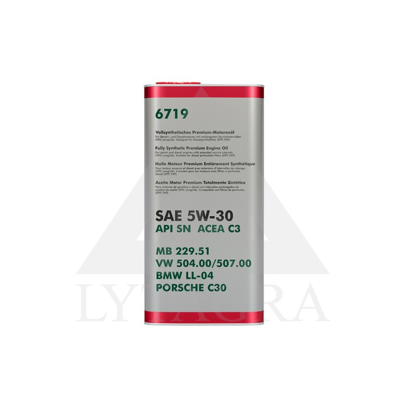 6719 SINTĒTISKĀ EĻĻA 5W30 5L
