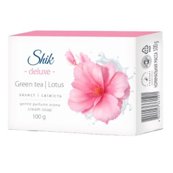 Krēmīgas ziepes ar lotosa ziedu eļļu un zaļās tējas ekstraktu SHIK 100 g