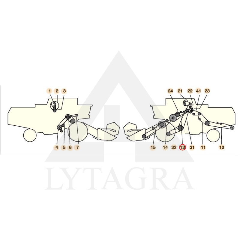 4HB-3725 (LW)  SIKSNA  AGRIBELTS