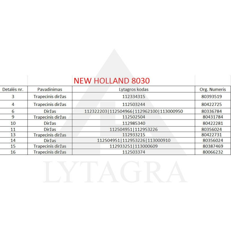 SPA (11-10)-1600  SIKSNA  AGRIBELTS
