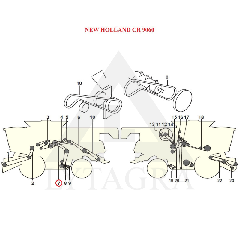 SIKSNA 2HB-3030 (LW) AGRIBELTS