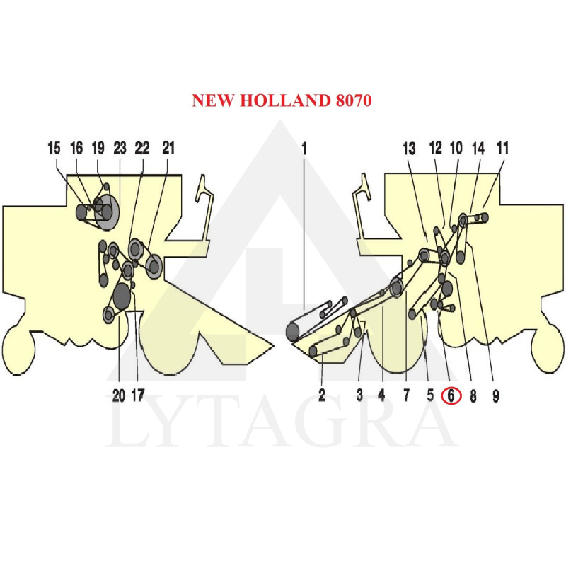 SIKSNA 51-20-2280 (LA) AGRIBELTS