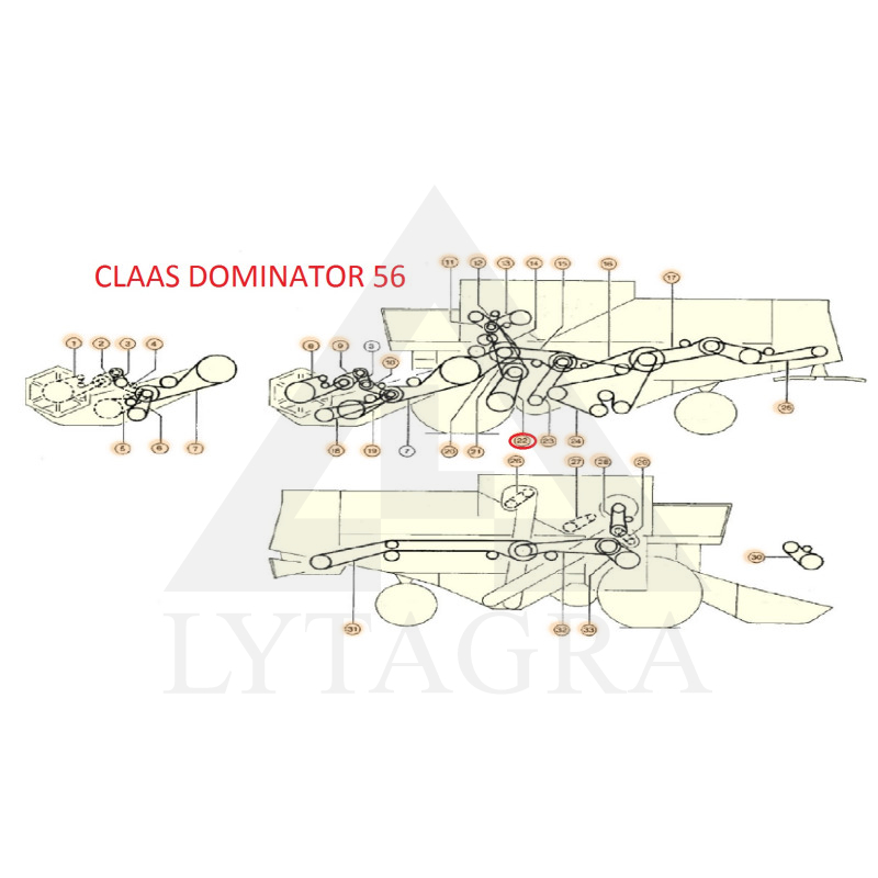 SIKSNA 51-20-2280 (LA) AGRIBELTS