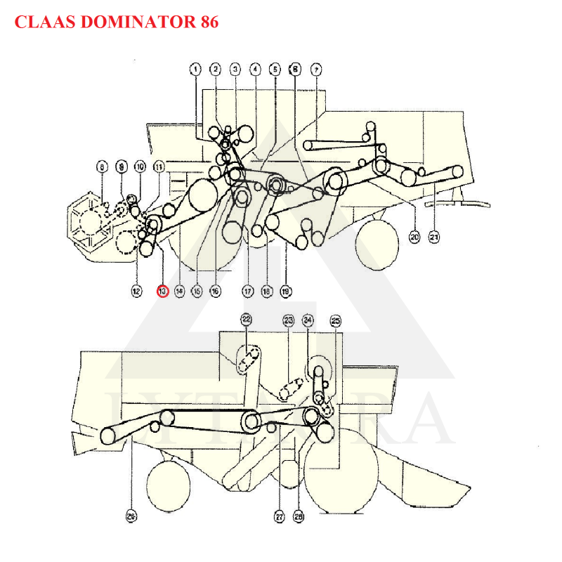 SIKSNA  C/H-1628 HARVEST BELTS  CL 629214.1