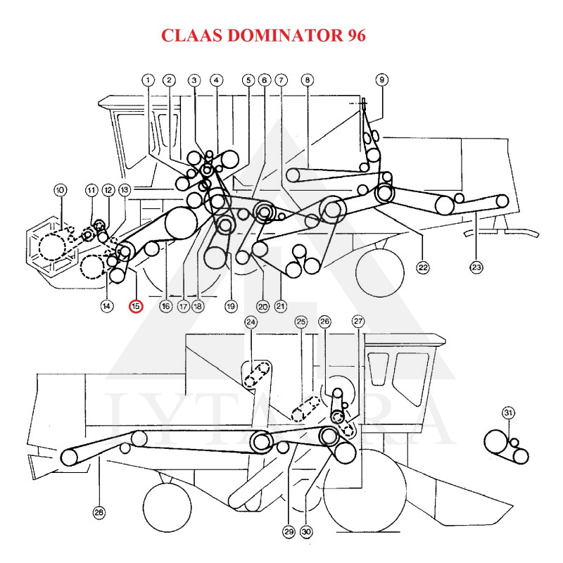 SIKSNA  C/H-1628 HARVEST BELTS  CL 629214.1