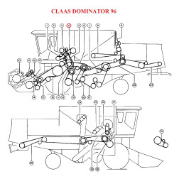 DIRŽAS 2B BP/H1-1950 HARVEST BELTS CL 673614.0