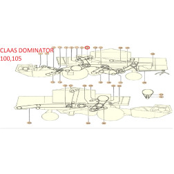 DIRŽAS 2B BP/H1-1950 HARVEST BELTS CL 673614.0