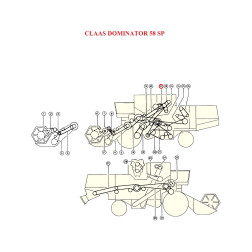 DIRŽAS 2B BP/H1-1950 HARVEST BELTS CL 673614.0