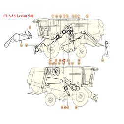 Siksna  2B BP/H-5580 HARVEST BELTS CL 667651.0