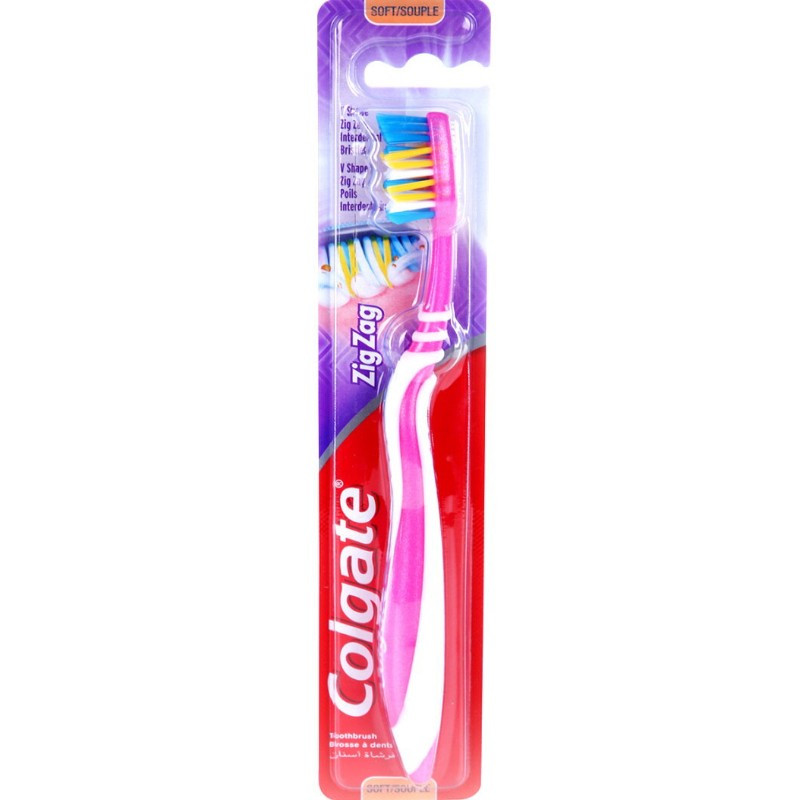Zobu birste COLGATE ZIG ZAG Mīksta