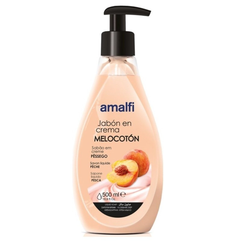 AMALFI šķidrās krēmziepes ar persiku aromātu, 500 ml