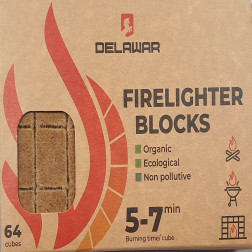 Uguns iedegšanas kubiciņi 64 gab. HANSA