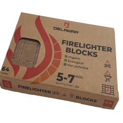 Uguns iedegšanas kubiciņi 64 gab. HANSA