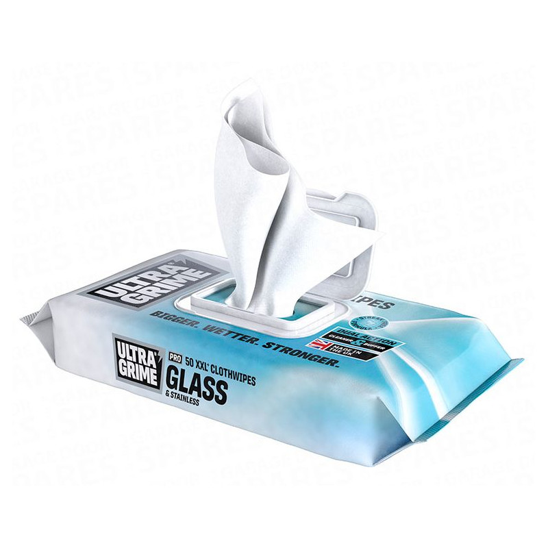 Ultragirme stikla tīrīšanas salvetes pro glass XXL 50 gab./ 5980