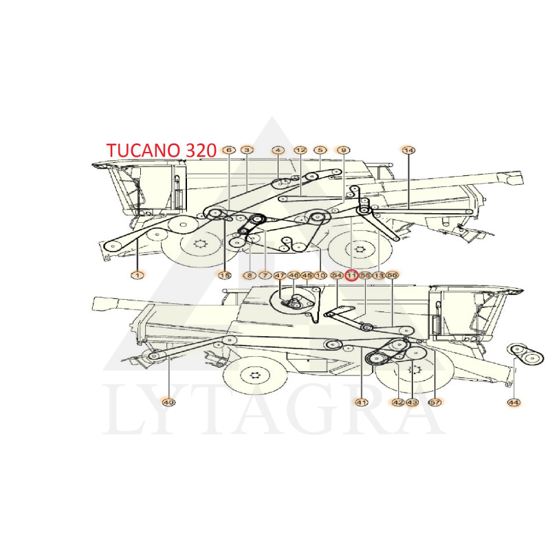 GATES 1454323 (20-12.5-2950)SIKSNA