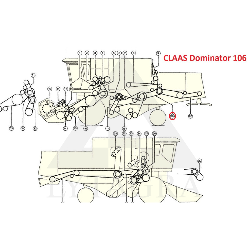 GATES 1454323 (20-12.5-2950)SIKSNA
