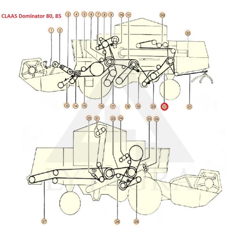 GATES 1454407 (20-12.5-4080)SIKSNA