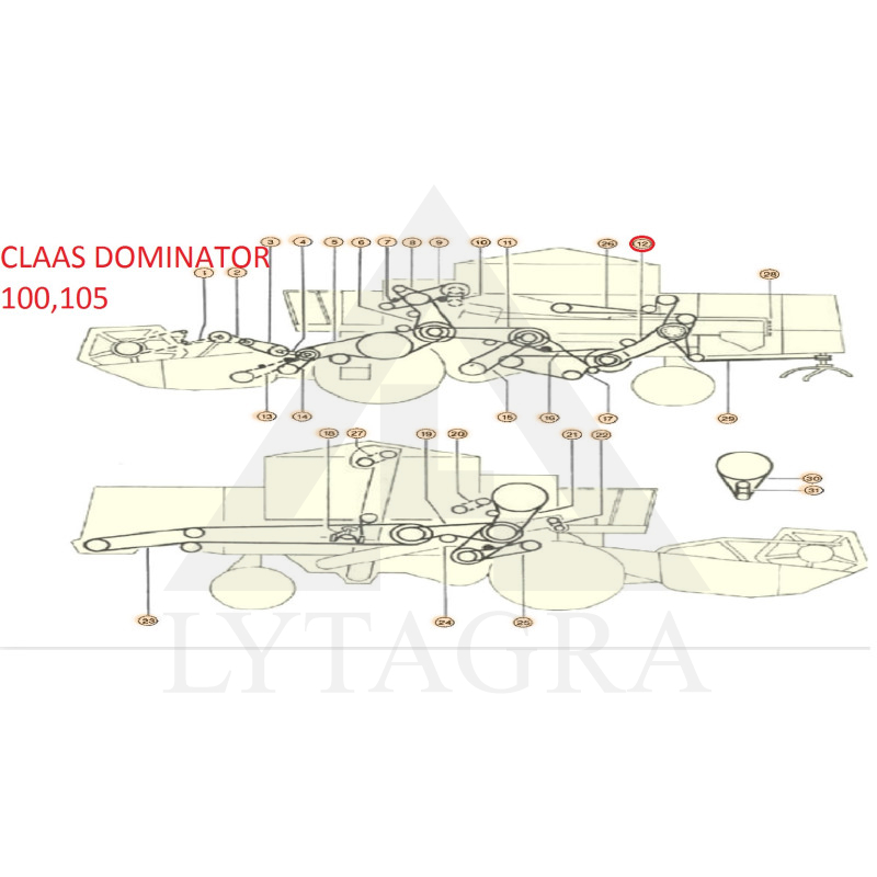 GATES 1454407 (20-12.5-4080)SIKSNA