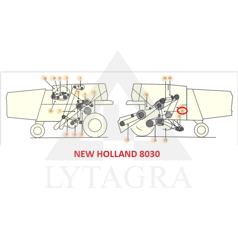 GATES 0302251(C-3300) SIKSNA