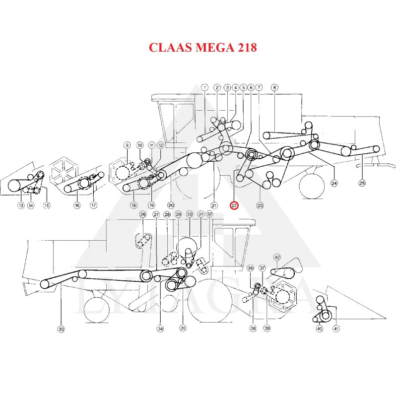 GATES 1410210 (32-2575) SIKSNA