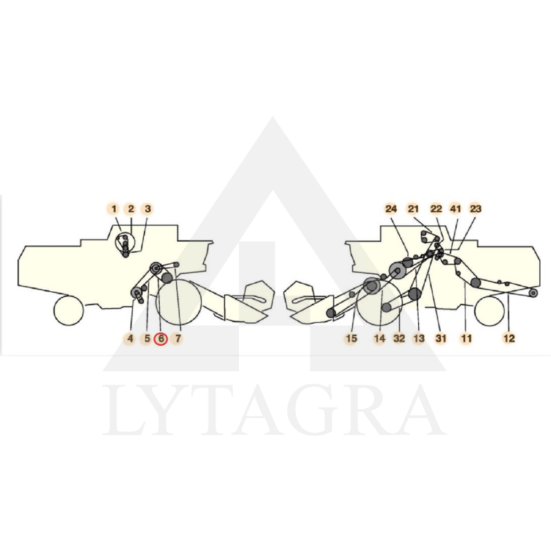 GATES 0713182 (51-2121) SIKSNA