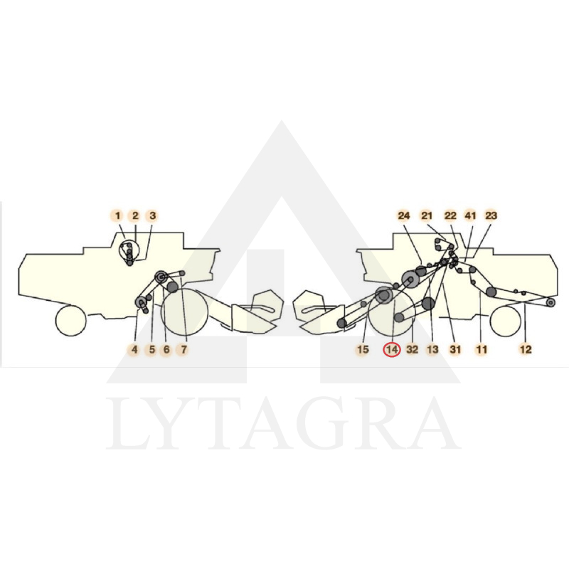 GATES 0223304 (2HB-3510)SIKSNA