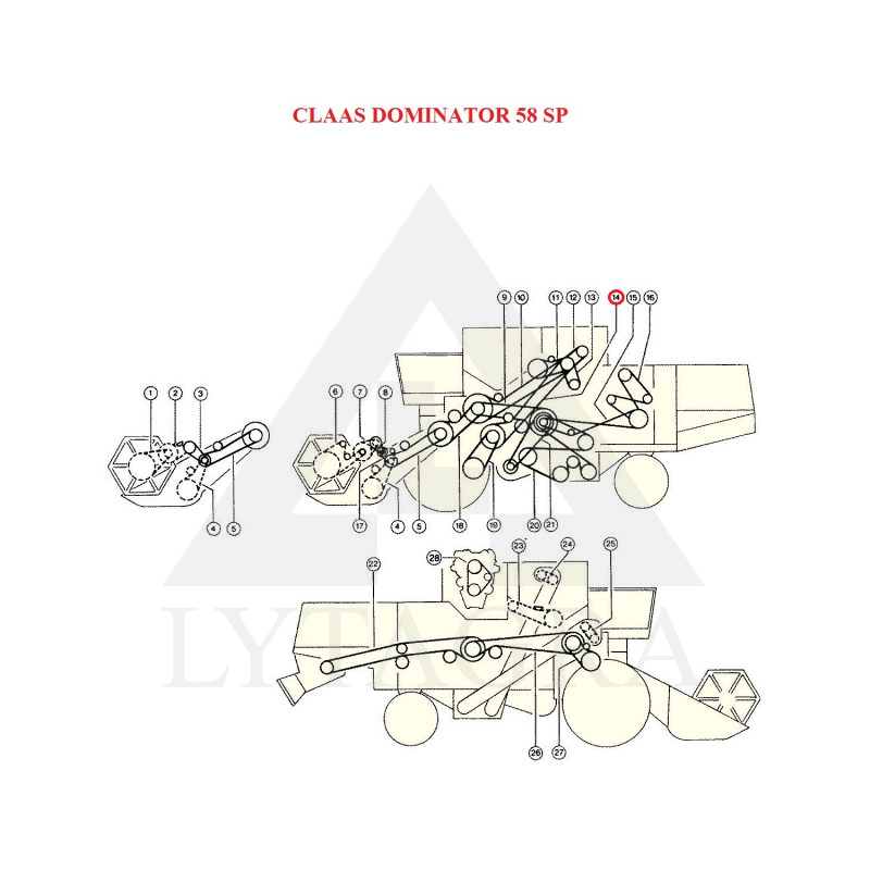 GATES 1423389 (2HB-4650)SIKSNA