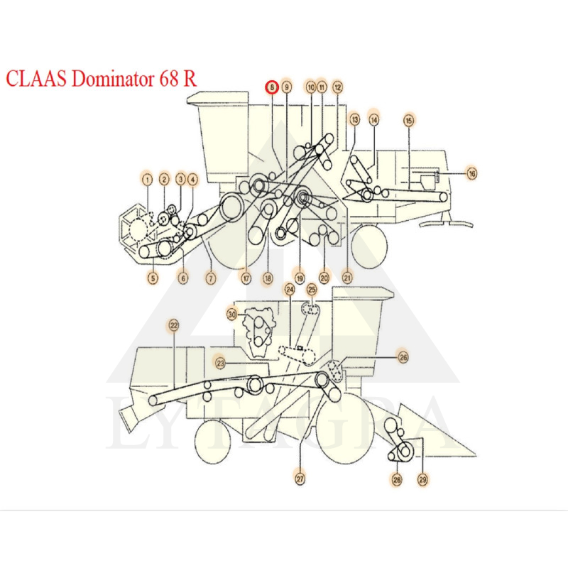 GATES 1424398 (3HB-4750)SIKSNA