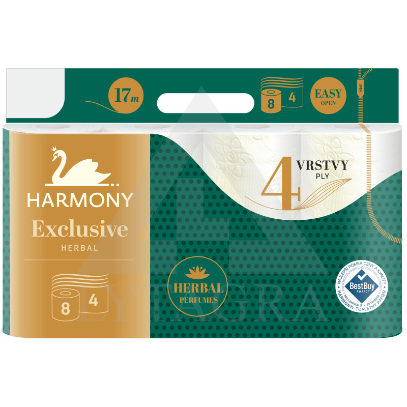 TUAL PAPĪRS HARMONY EXCLUSIVE 8VNT 4SL HERB PARF