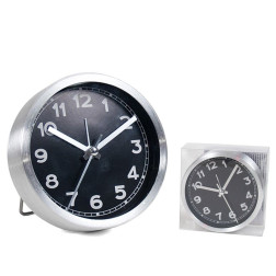 Galda pulkstenis-modinātājs 9 cm Monty