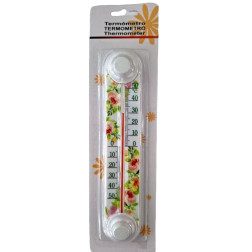 LOGA ROZES TERMOMETRS AR UZLĪMI