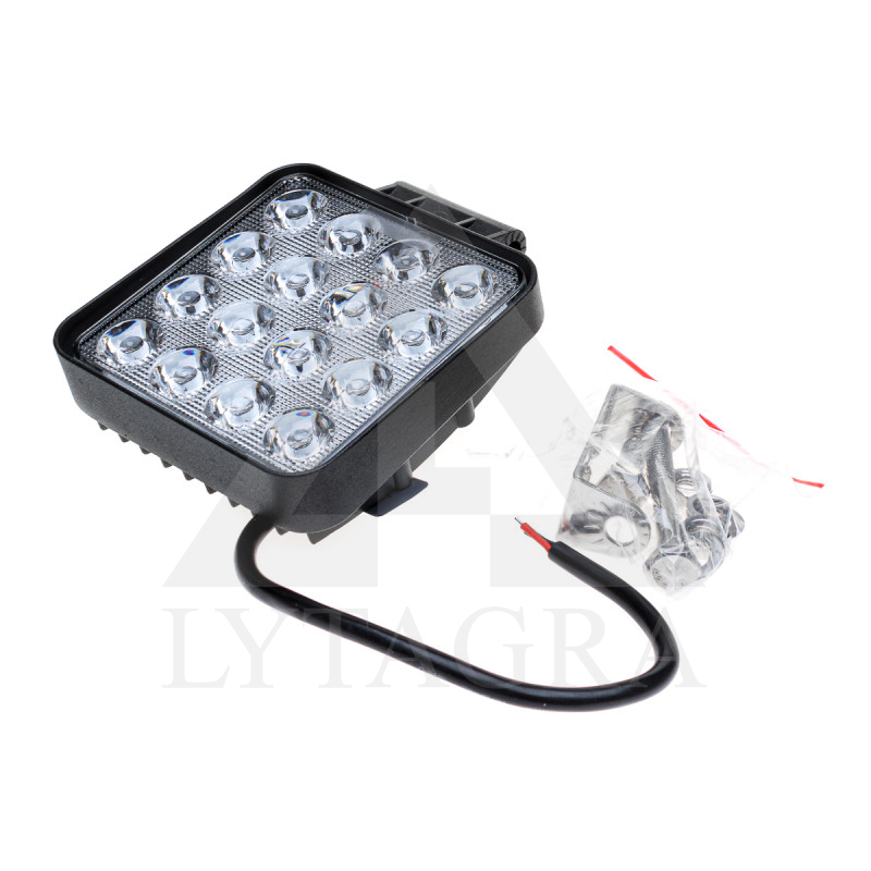 453701120 LED LUKTUR.PAP./DARB. 16W 16x1W/,ZILS