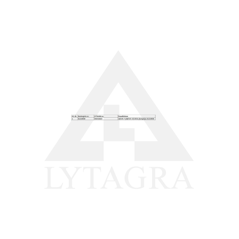 28/135-17 SIKSNAS SPRIEGOTĀJS 7700061630 AL110621