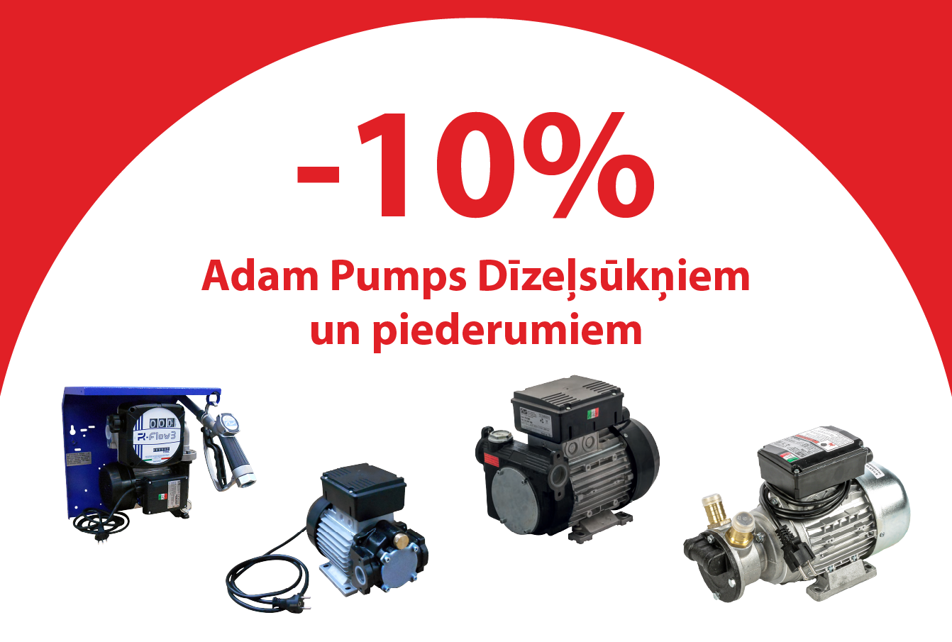 Adam Pumps dīzeļsūkņiem un piederumiem