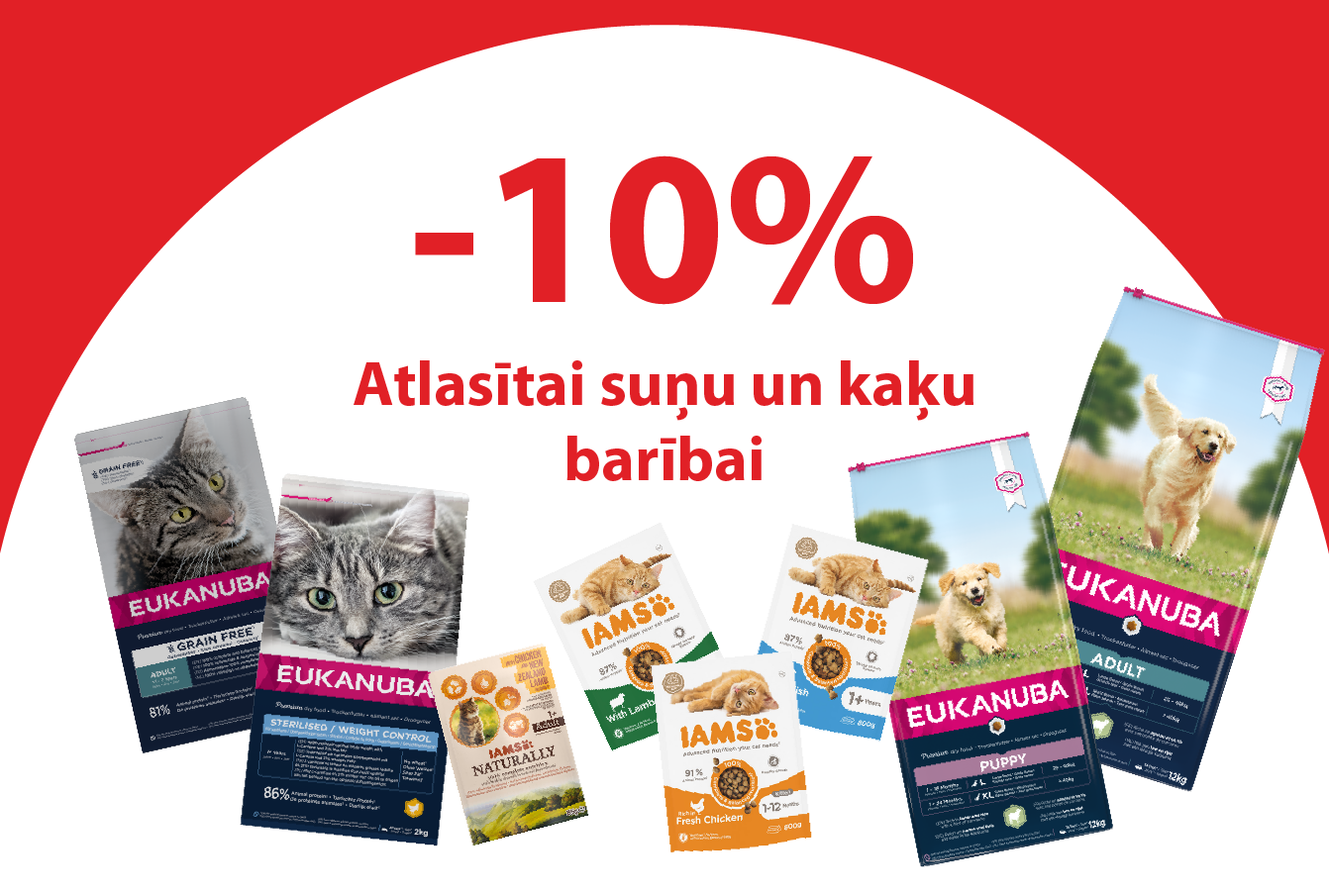 Izvēlētai suņu un kaķu barībai