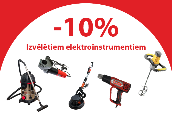 Atlasītiem Elektroinstrumentiem līdz -10%