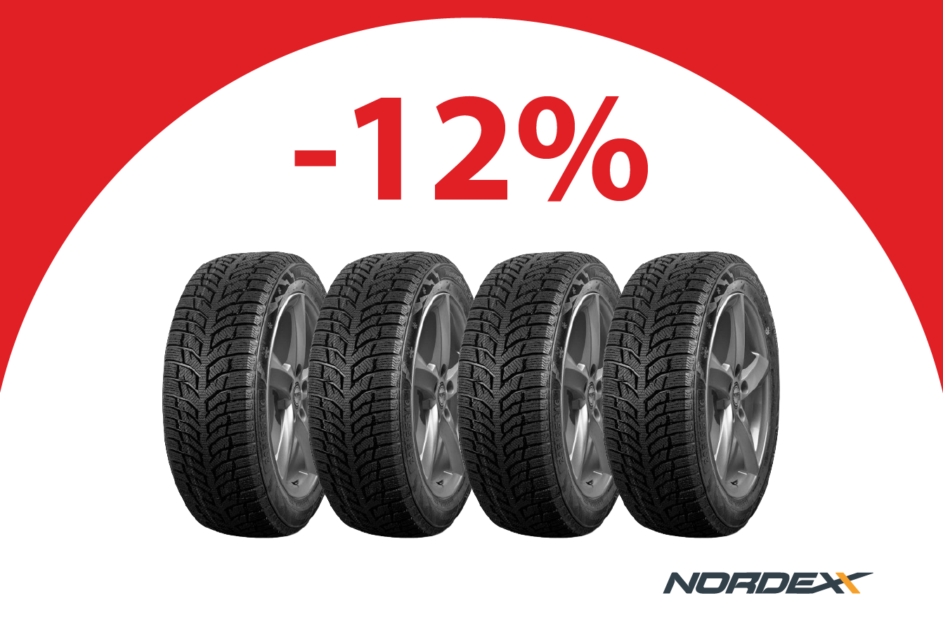 Izvēlētām NORDEXX Ziemas riepām līdz -12%
