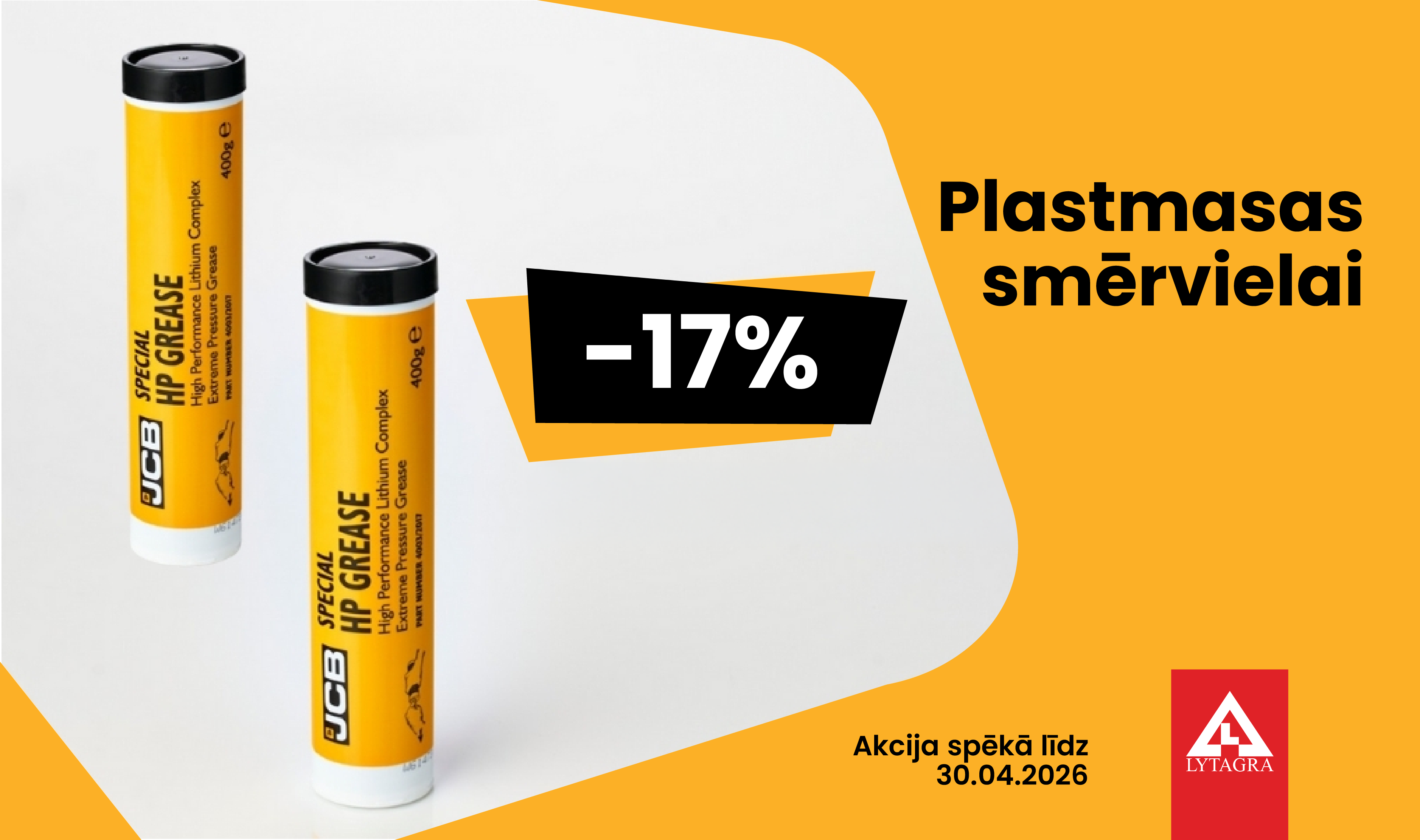 JCB smērvielai -17%
